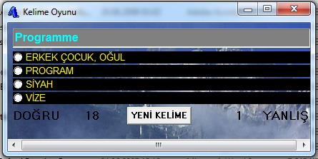 Ingilizce Kaynak Sitesi Ingilizce Kelime Oyunu