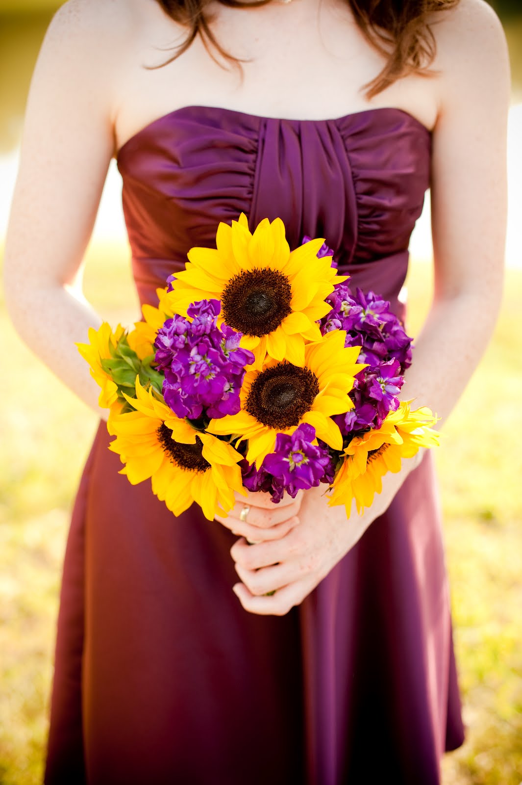 Clarksville Weddings Wedding Palette Eggplant & Yellow