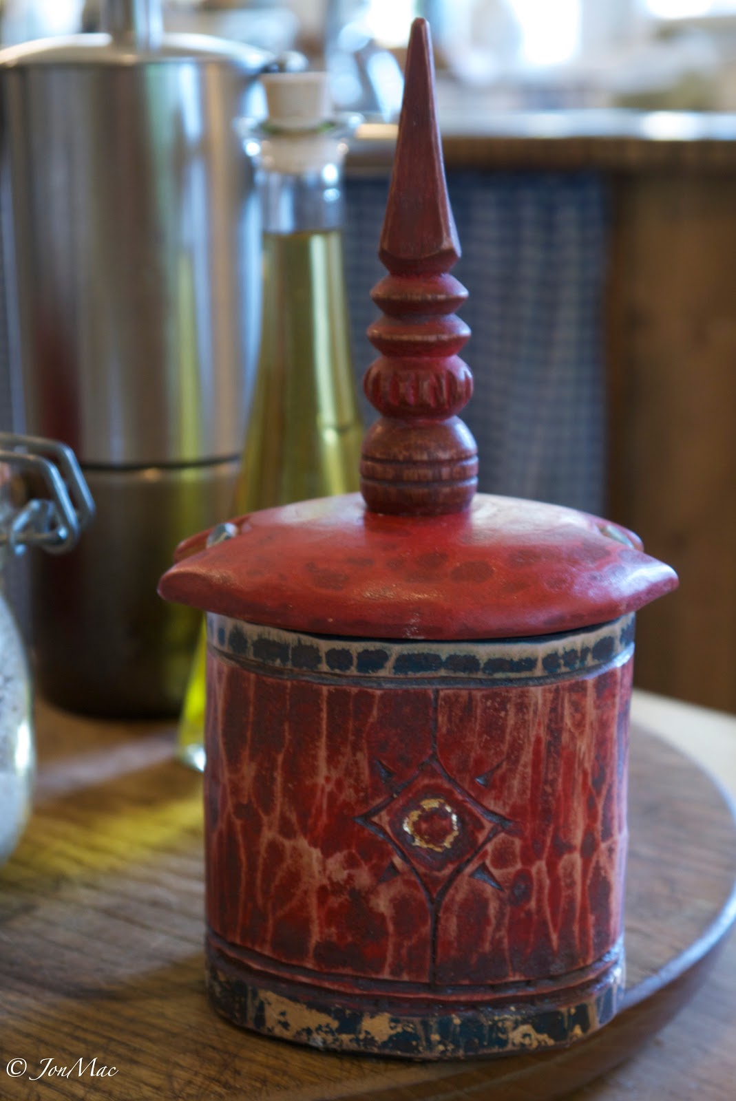 Spoon Carving First Steps Sean's shrink pots.