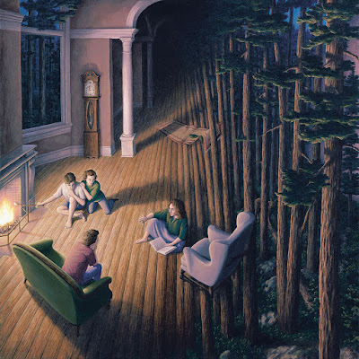 33 Karya Lukisan Ilusi Optik Indah dari Rob Gonsalves 33 Karya Lukisan Ilusi Optik Indah dari Rob Gonsalves