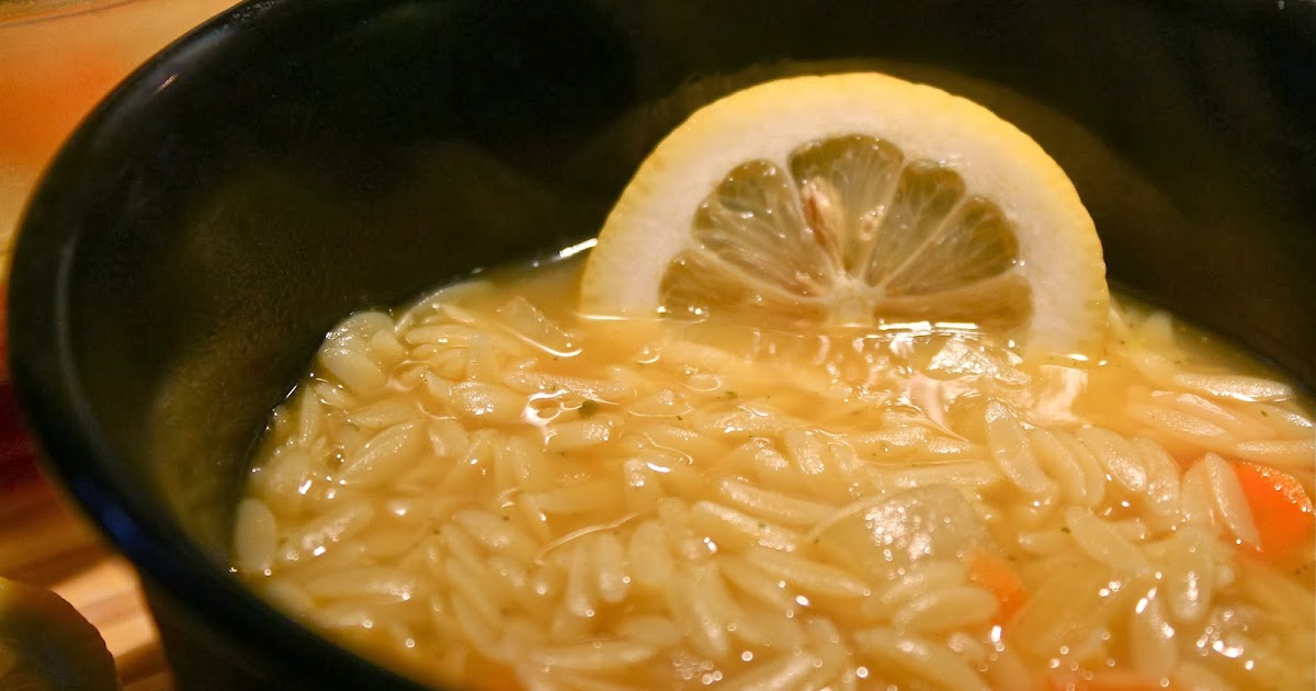 "Everything's Better With a Little Parsley" Lemon Garlic Orzo Soup