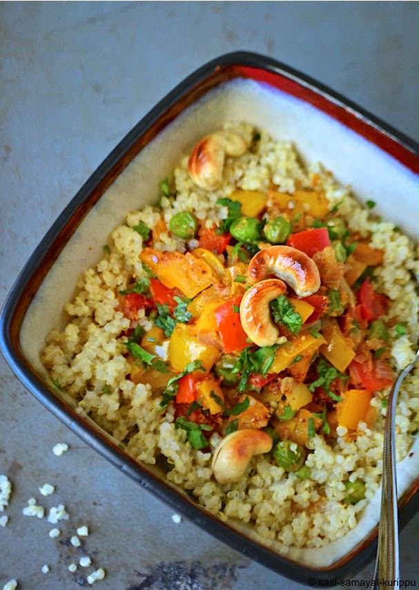 SASI'S KITCHEN "Curried" Capsicum & Quinoa