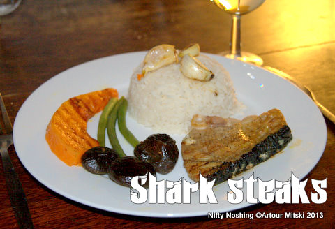 Shark steaks shark steaks