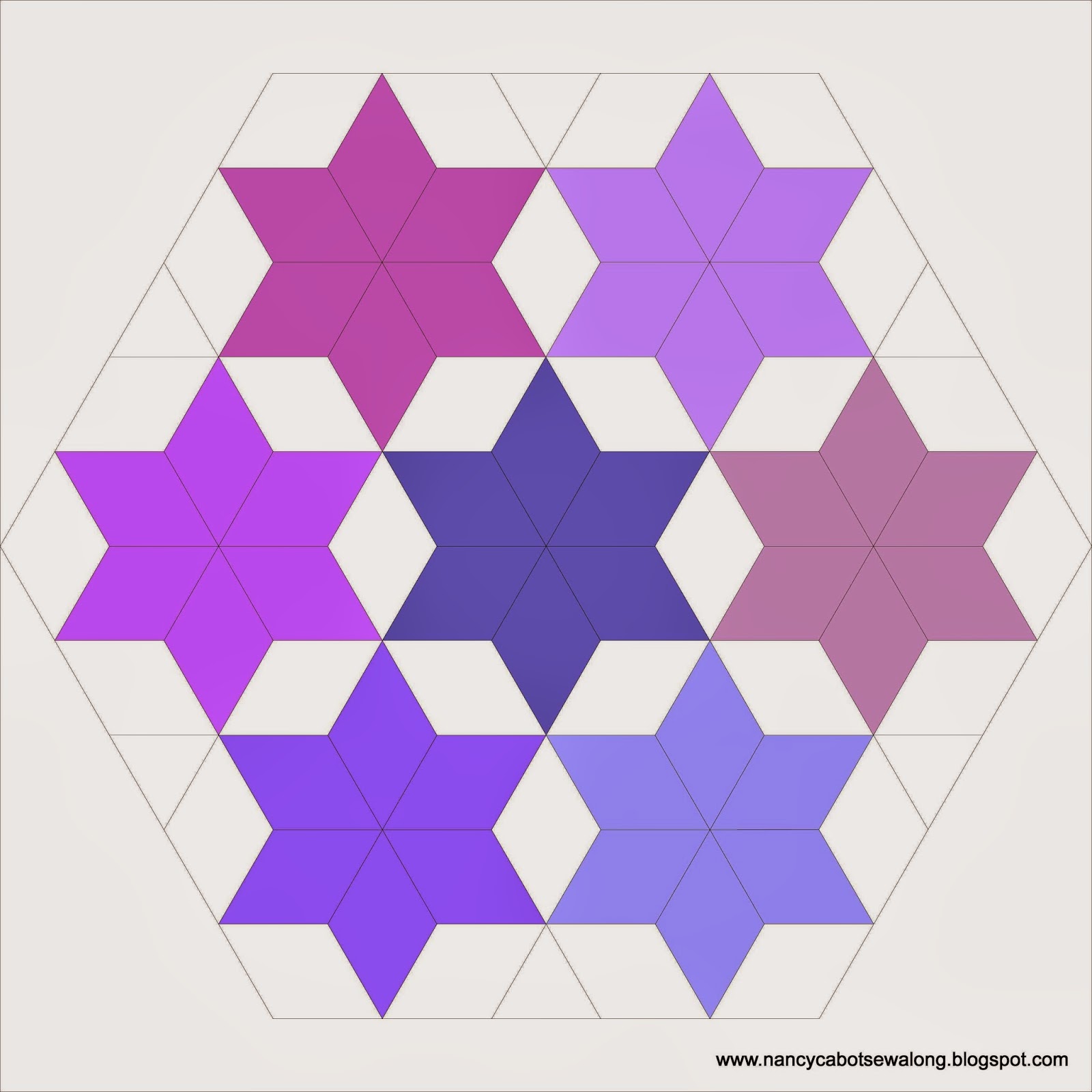 Moore About Nancy Seven Sisters quilt block