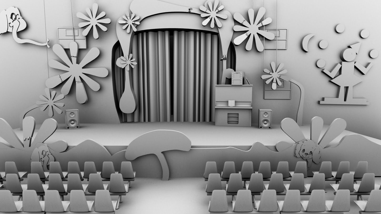 sonu deols 3d art world background design for animated movie 3d background design
