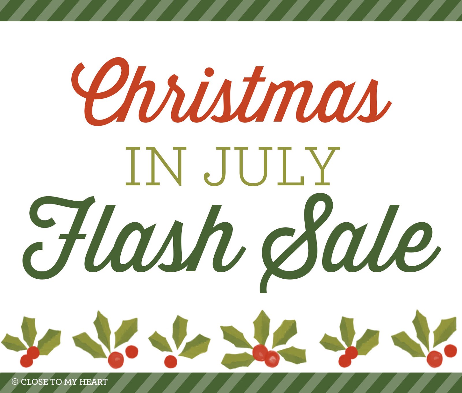 Show and Tell with Michelle Flash Sale Christmas in July