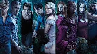 True Blood Full Cast Main Characters Vampires Horror TV Show HD Wallpaper Season 1 2 3 4 5 6 7 HBO