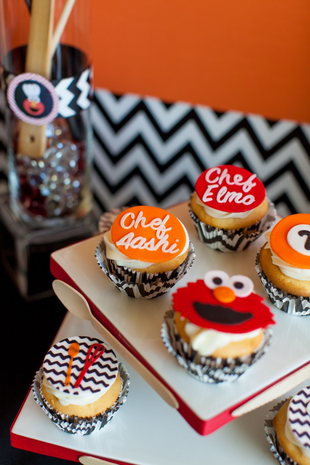 The Party Wall Chef Elmo Play Kitchen Birthday Party