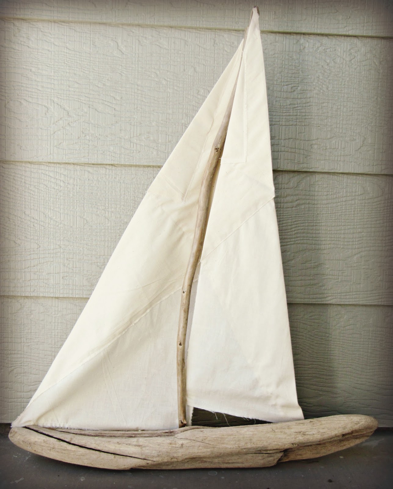 Driftwood Sailboat The Wicker House