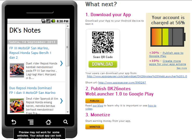 Membuat Website Launcher Android | dk s notes danikustiawan id membuat web launcher blog Membuat Website Launcher Android | dk s notes danikustiawan id membuat web launcher blog