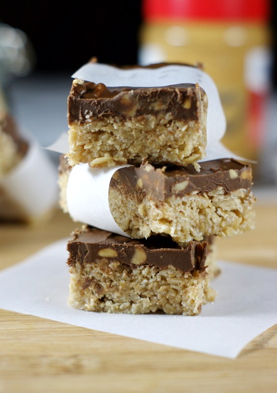 Oh Henry! Bars Gooey Fudgey Peanuty Goodness The Kitchen is My
