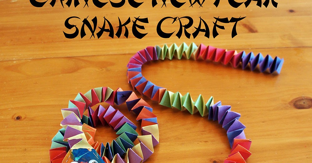 Chinese New Year Snake Craft Chinese New Year Snake Craft