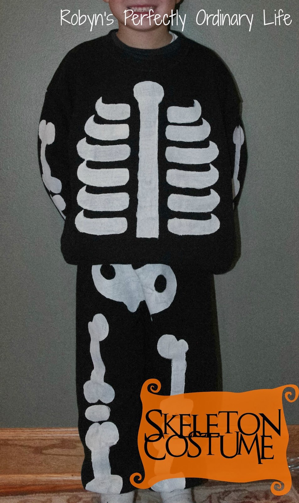 Robyn's Perfectly Ordinary Life Skeleton Costume DIY