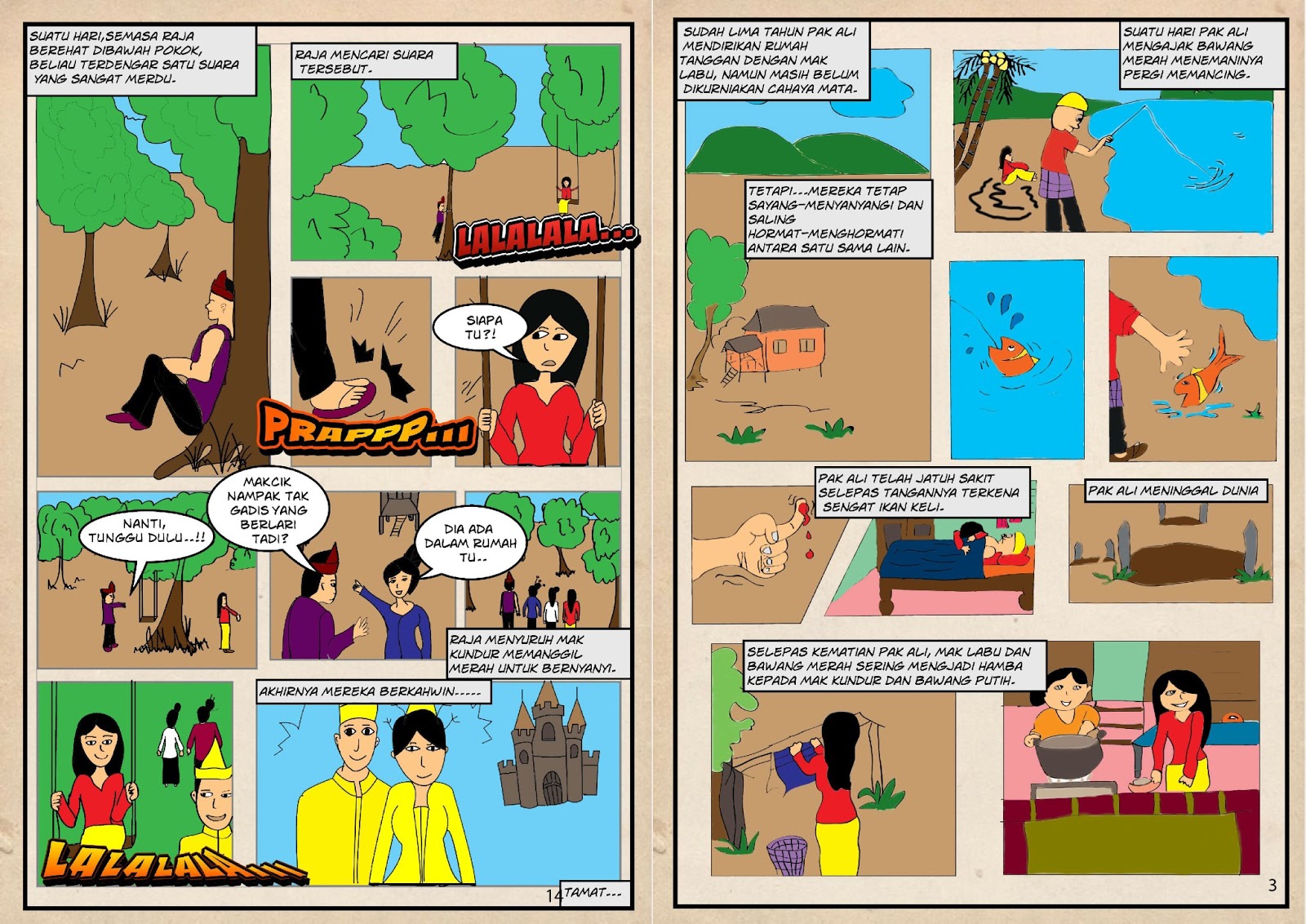 Bawang Putih Bawang Merah Komik Bawang Merah Bawang Putih