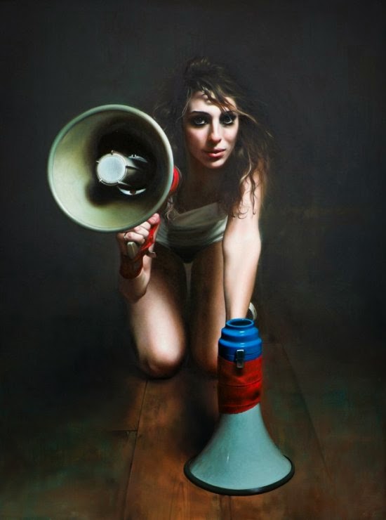 As pinturas hiper-realistas com estilo clássico e temas modernos de Mitch Griffiths Mitch Griffiths pinturas hiper-realistas estilos clássicos com temas modernos crítica social