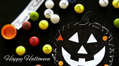Dulceros calabazas de Halloween con imprimibles