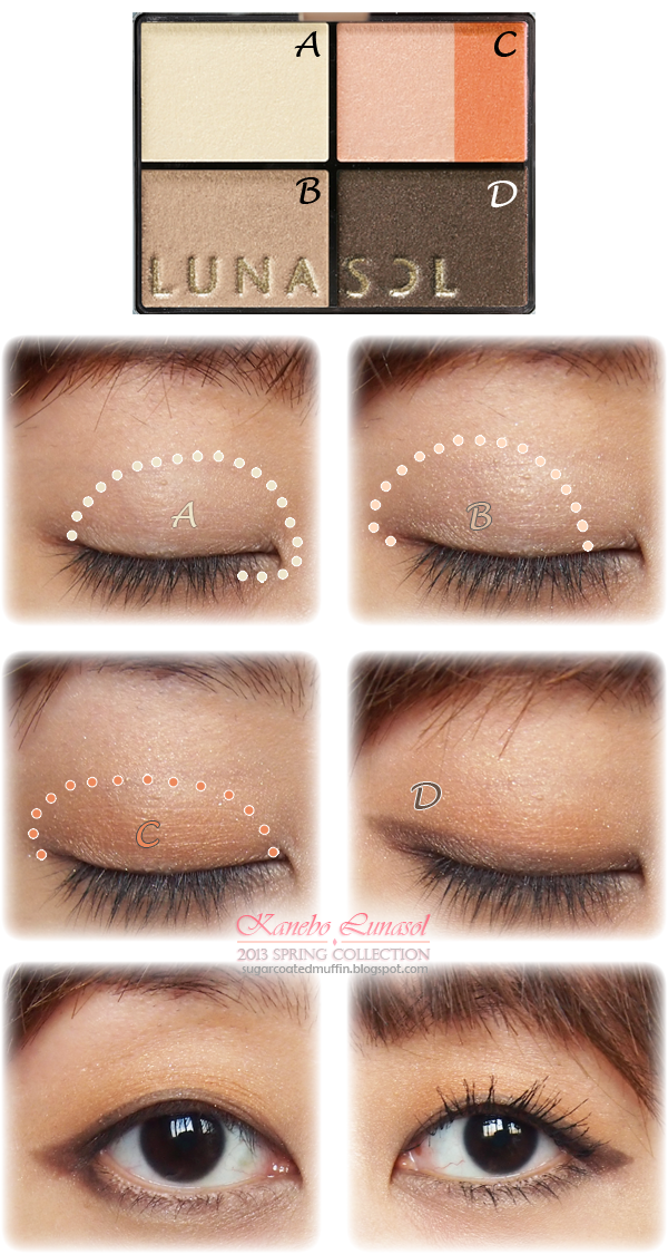 Lunasol Vivid Clear Eyes makeup tutorial
