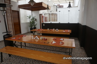 Terraço do café da manhã, Hotel Casa Cielo, Miraflores, Lima, Peru