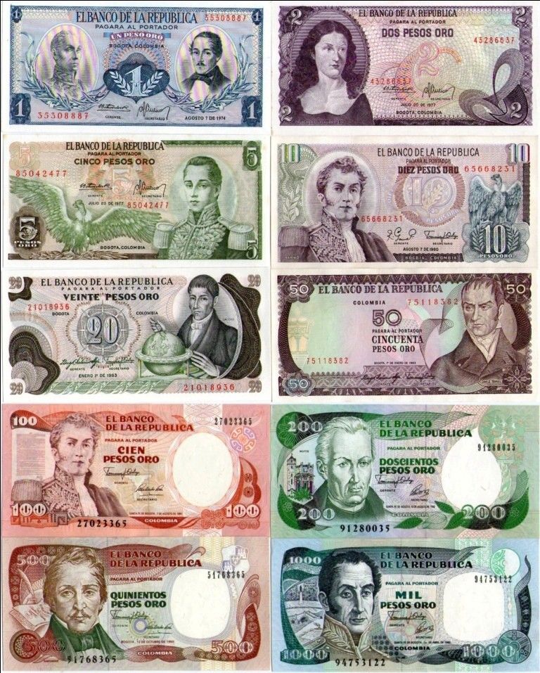 LOTE 10 BILLETES SIN CIRCULAR