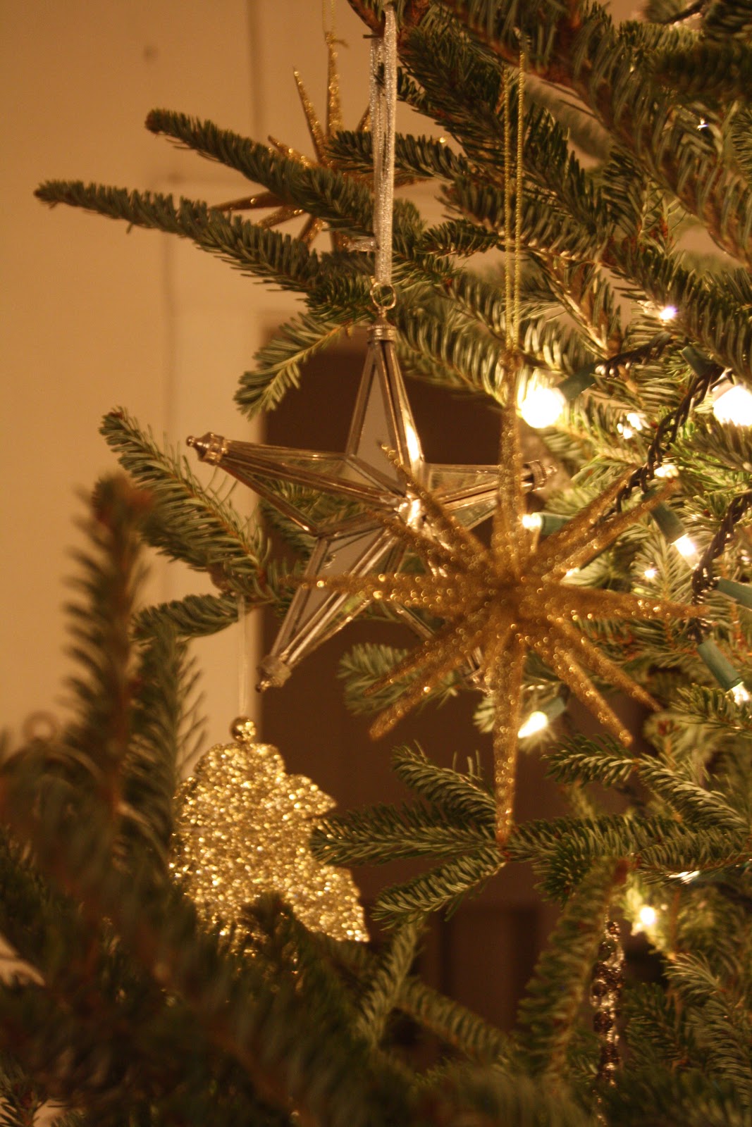 gold and silver christmas tree decor- rebuild health and home