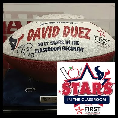 TEXANS ALL-STAR TEACHER 2017