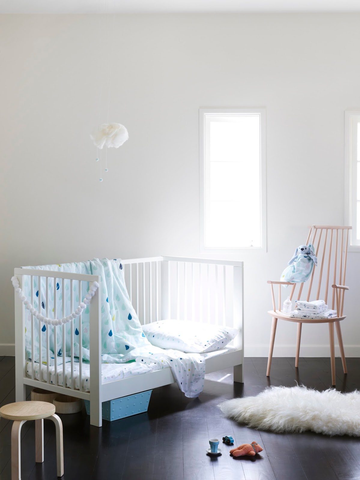 New Aussie Designed Cot Bedding In Bed With Fred Yellow Dandy