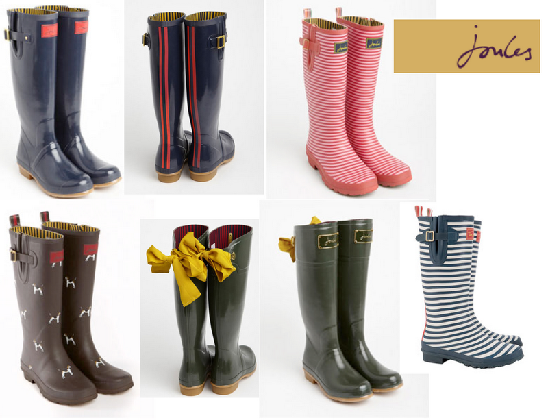 Rain boots with bows on back Rain boots with bows on back