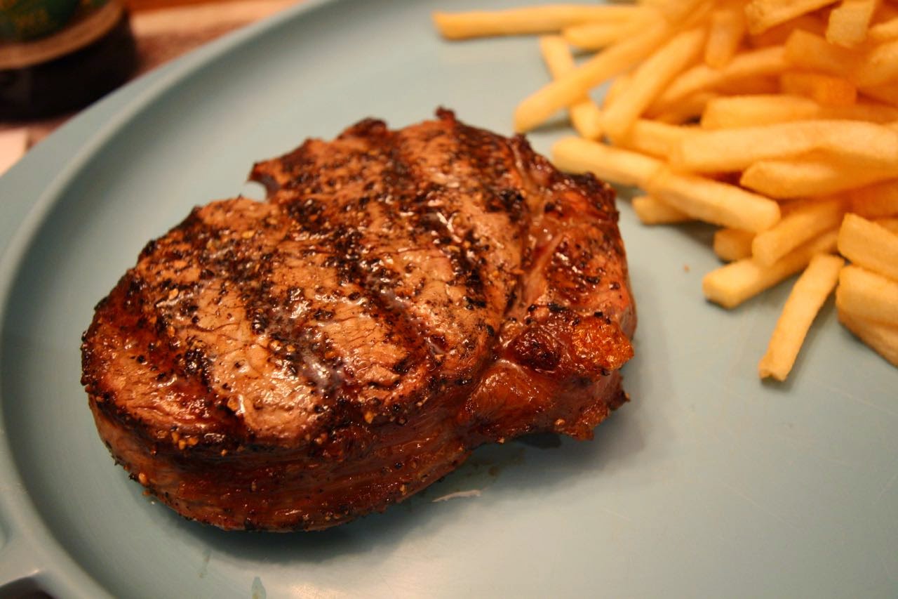The Roediger House Meal No. 1289 Grilled Filet Mignon and French Fries
