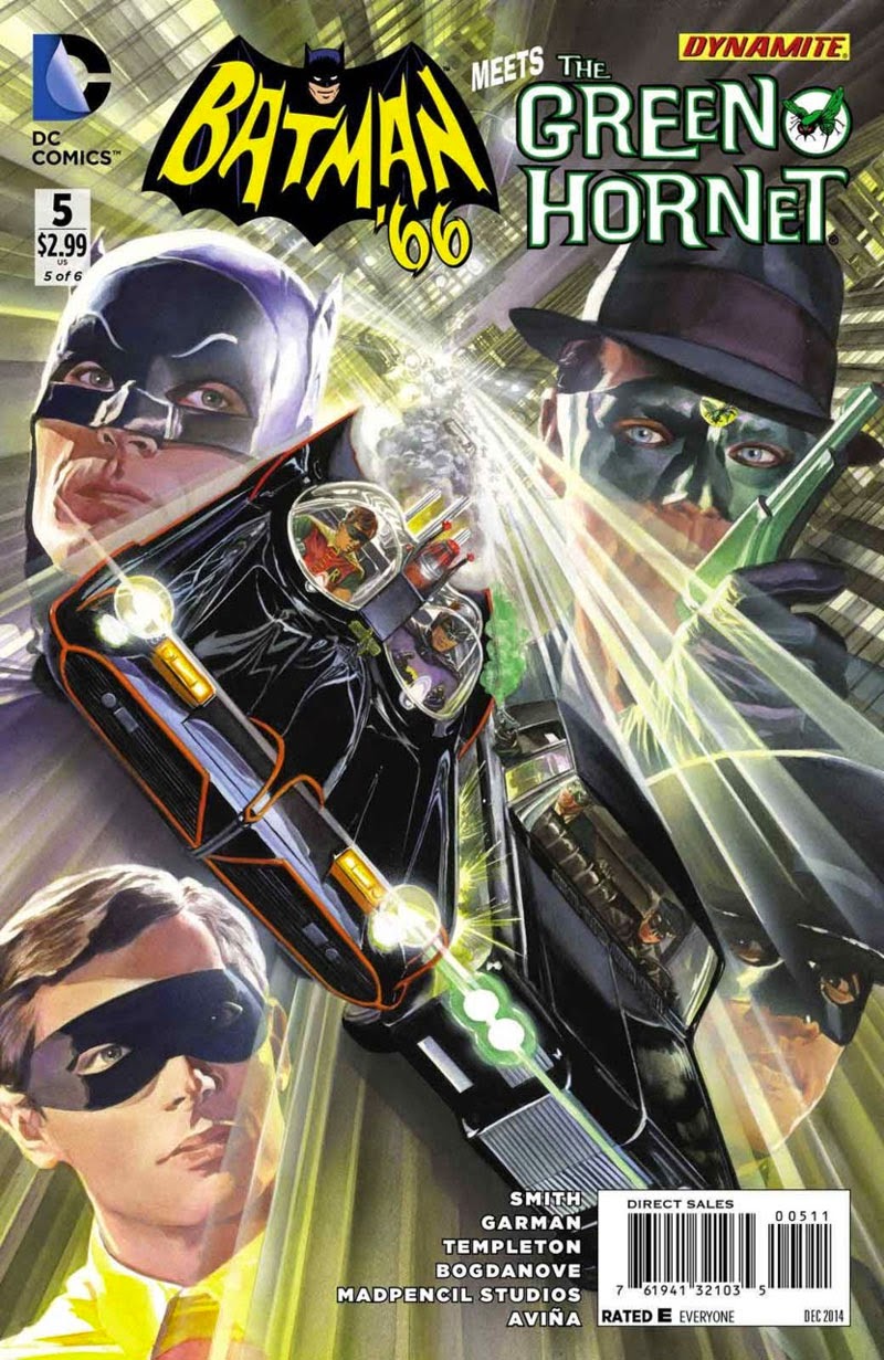 The Crossover Universe Crossover Cover Batman '66 Meets the Green