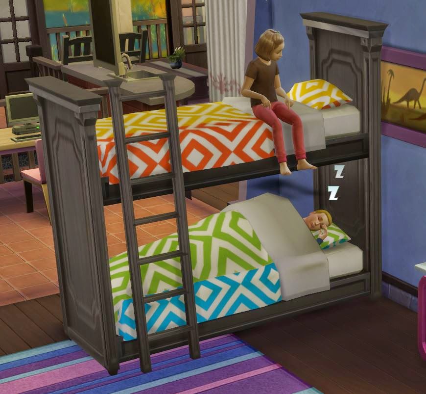 My Sims 4 Blog: Functional Bunk Bed! by Ugly Breath