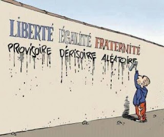 Graffiti liberté égalité fraternité faux Graffiti liberté égalité fraternité faux