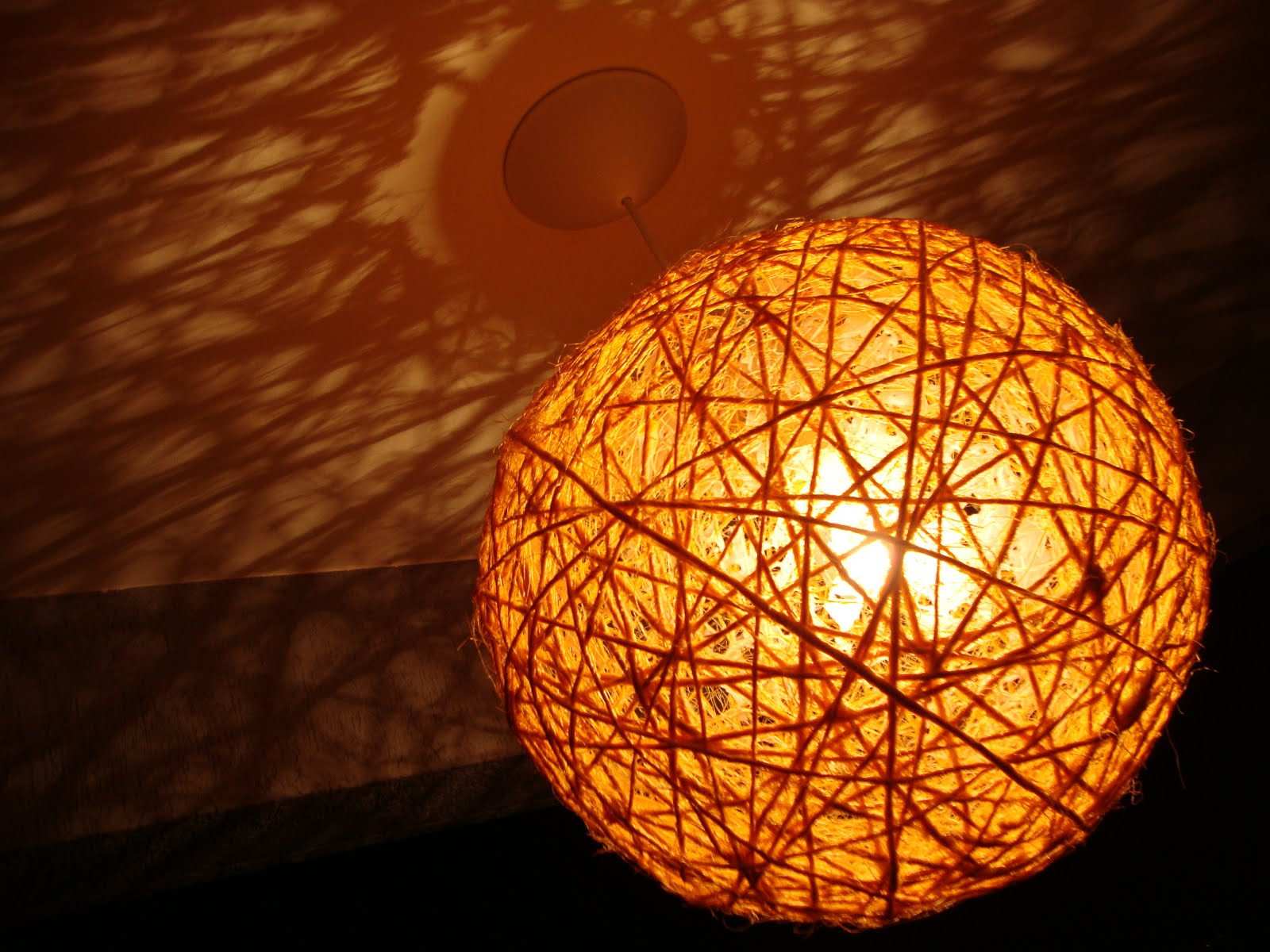 Criarte Dicas Luminária de sisal