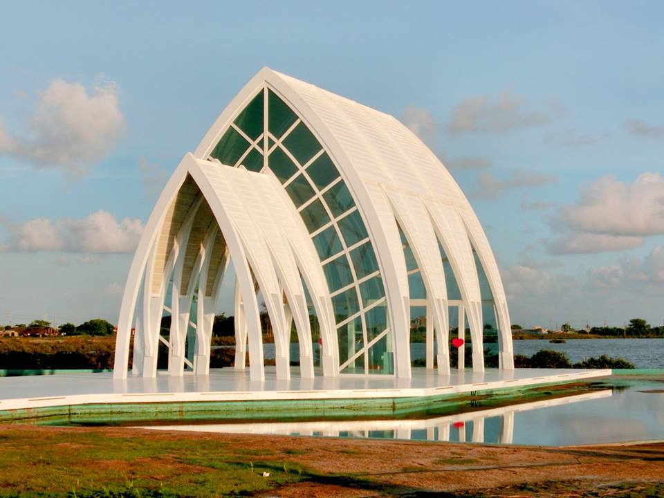 Beimen Crystal Church, the Crystal Church Floating on Water in Tainan