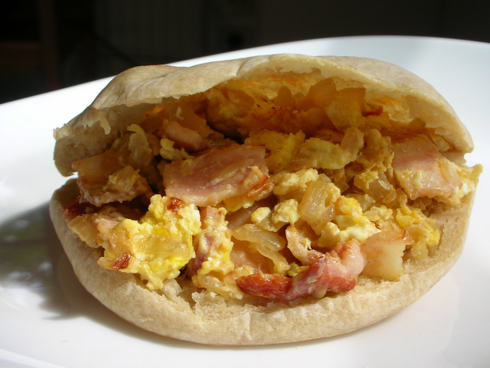 Three Cookies Bacon and Egg, Pink Velvet Roulade and Cuba restaurant