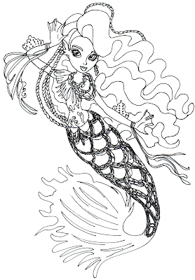 Monster High Coloring Pages Free