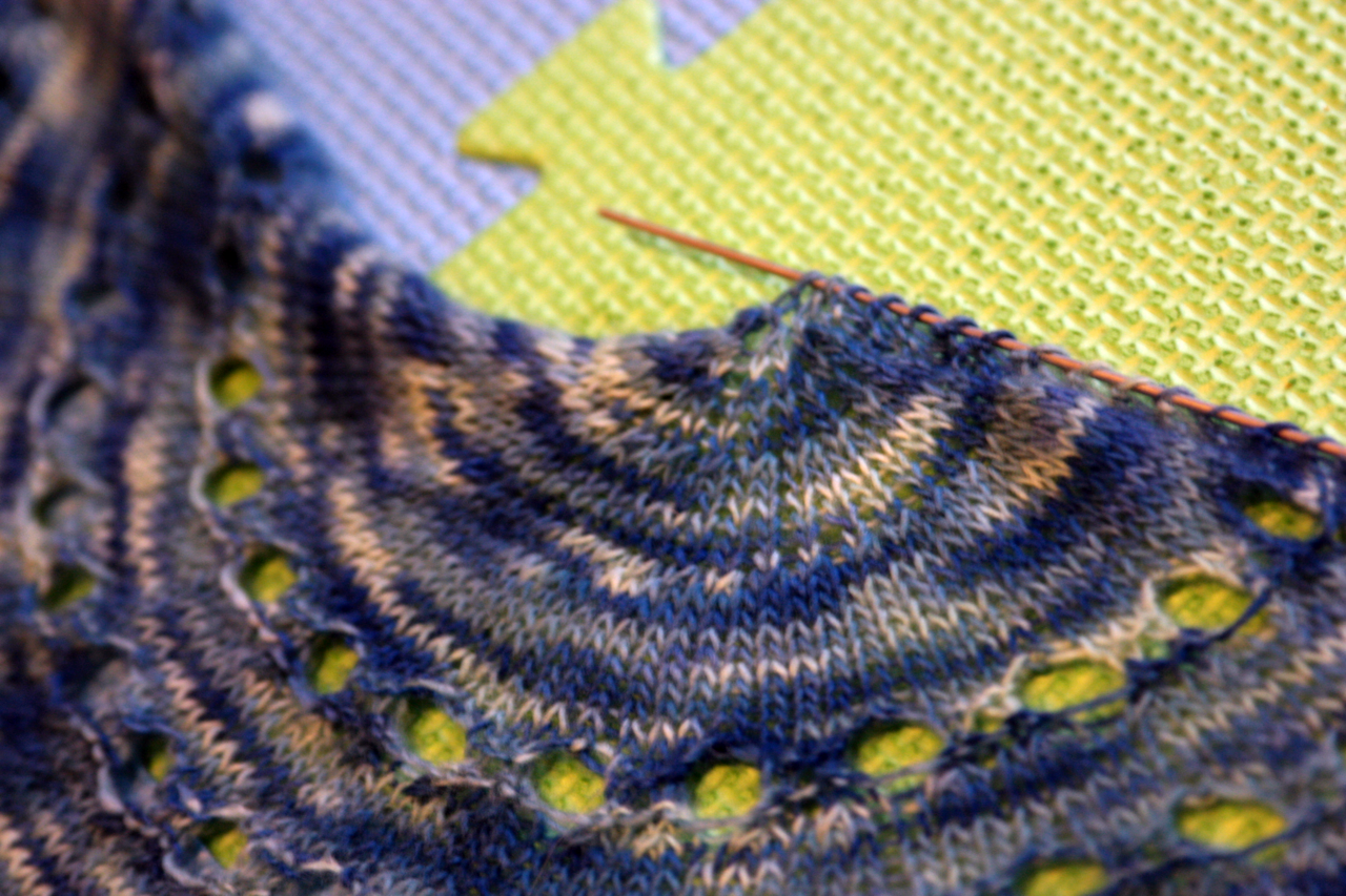 Knitter's Pride Lace Blocking Wire Tutorial + Winner