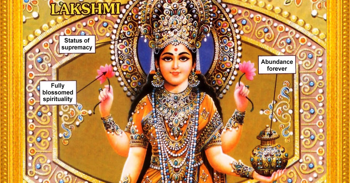 HINDUISM THOUGHTS Meaning of Lakshmi Ji