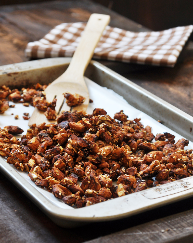 Anja's Food 4 Thought Orange Date Nut Clusters aka Paleo Granola