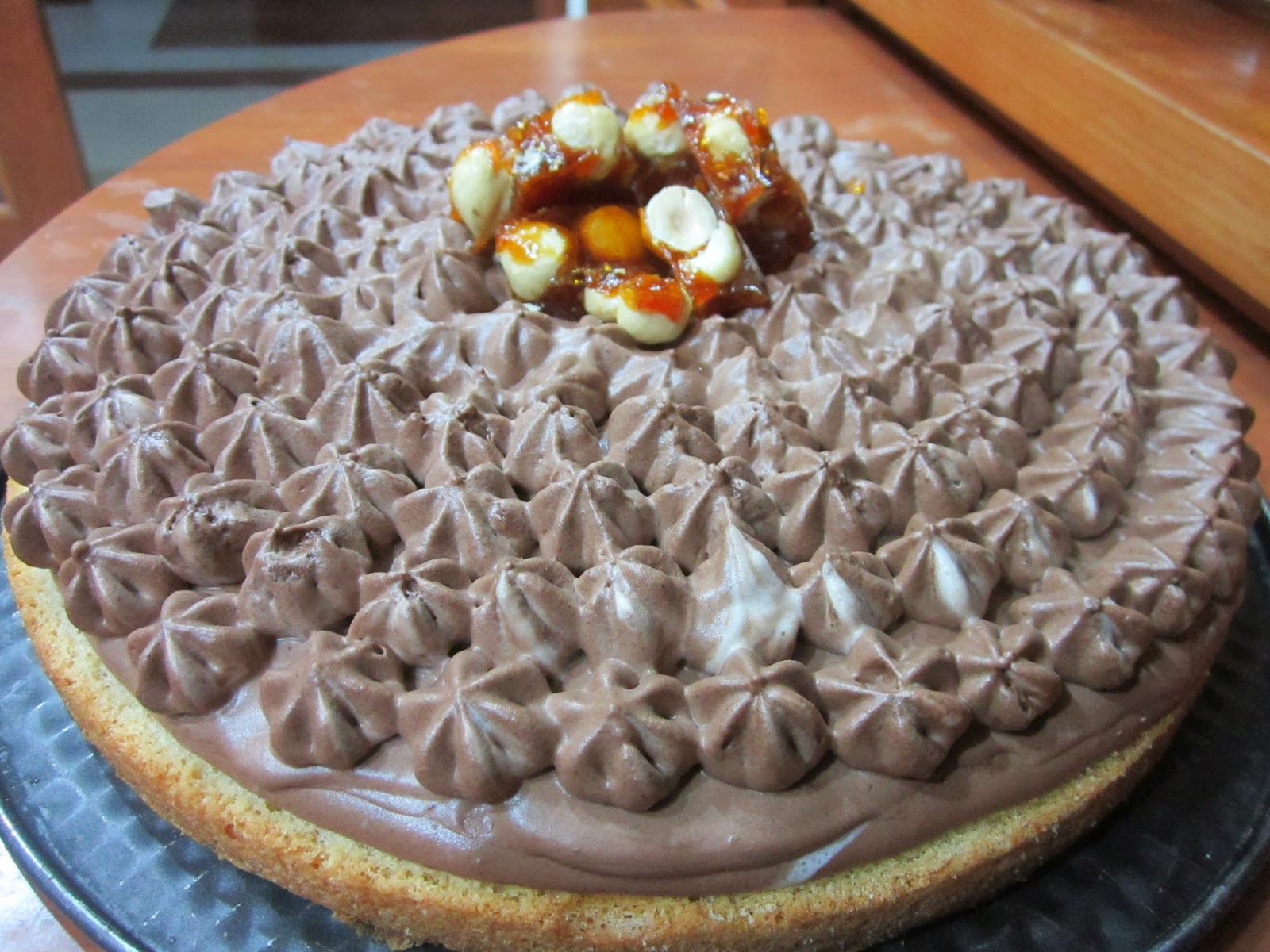 KurabiyeKokuyor ÇİKOLATALI MUSLU TEK KATLI PASTA