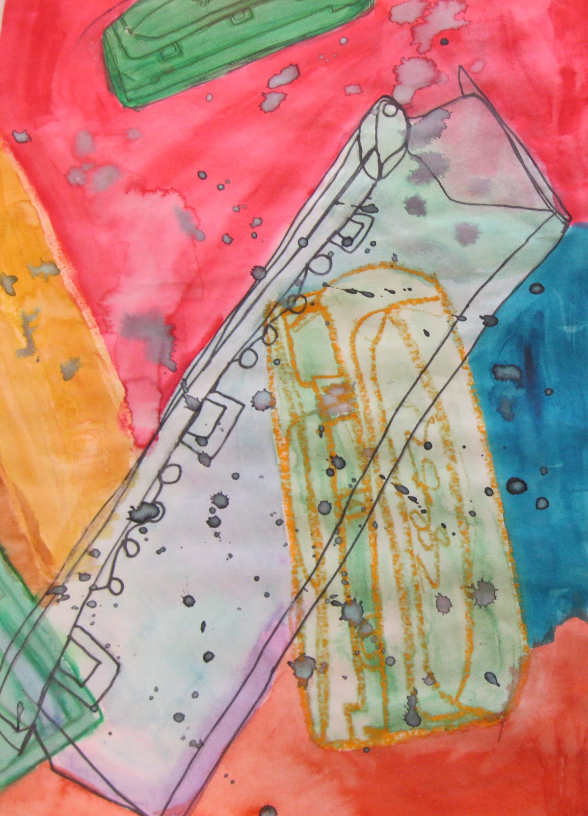 Project ARTADAY Lesson I can't RESIST it! Contour Line Drawing Project