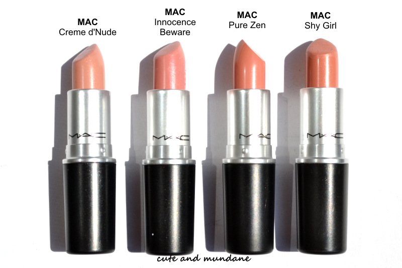 I've compared MAC Pure Zen lipstick to the other MAC Cremesheen lipsti...