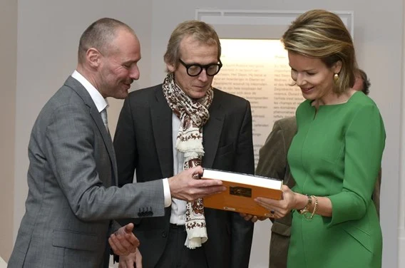 Queen Mathilde of Belgium visits the exhibition Sentation and Sensuality, Rubens and his Heritage of Belgian painter Peter Paul Rubens