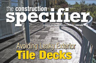 Avoiding Leaky Exterior Tile Decks - Construction Specifier