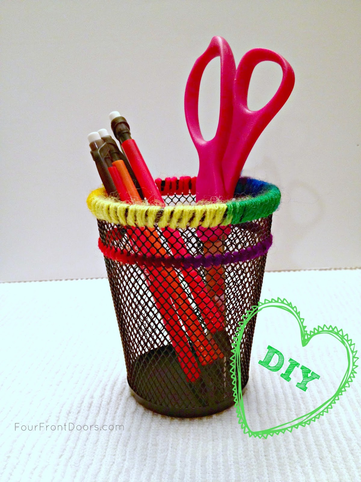 Four Front Doors Pencil Cup Upgrade