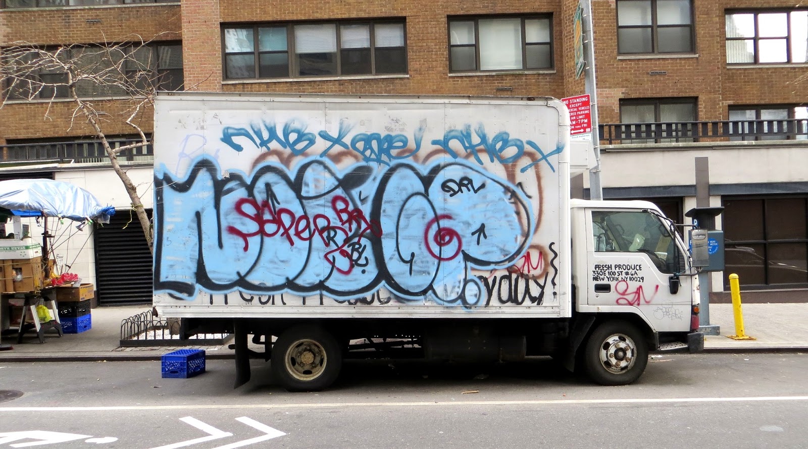 NYC Corners Graffiti Truck [Midtown East] (December 2012)