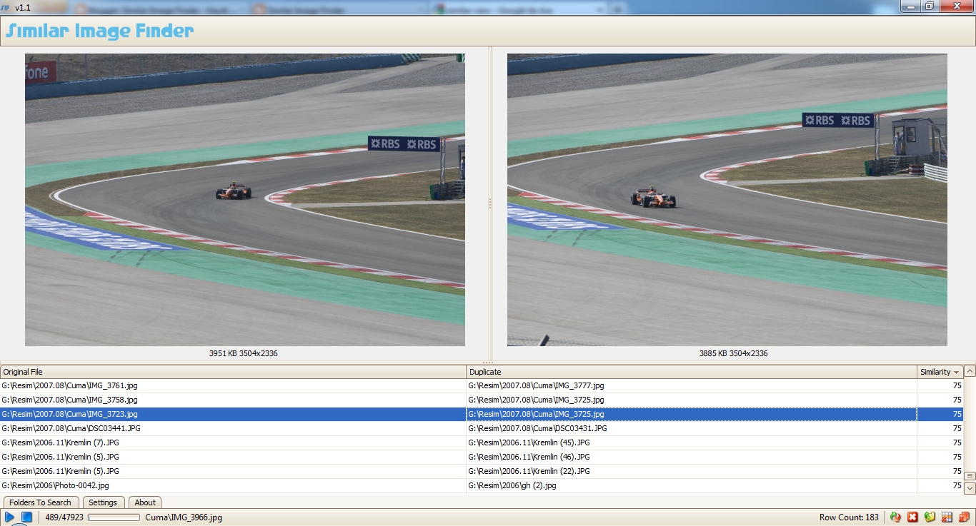 Similar Image Finder Screenshot