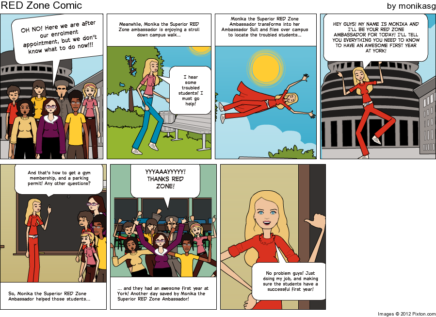 RED Zone Comic Yorking Around
