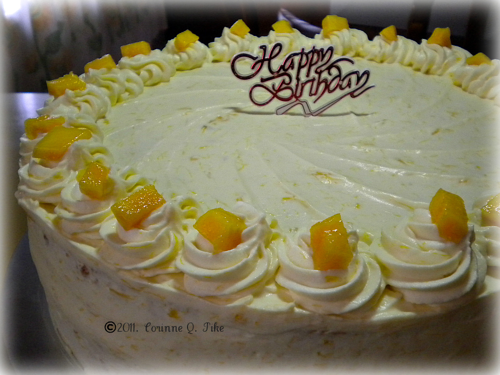 Mango Cake With Whipped Cream Frosting Mango Cake With Whipped Cream Frosting