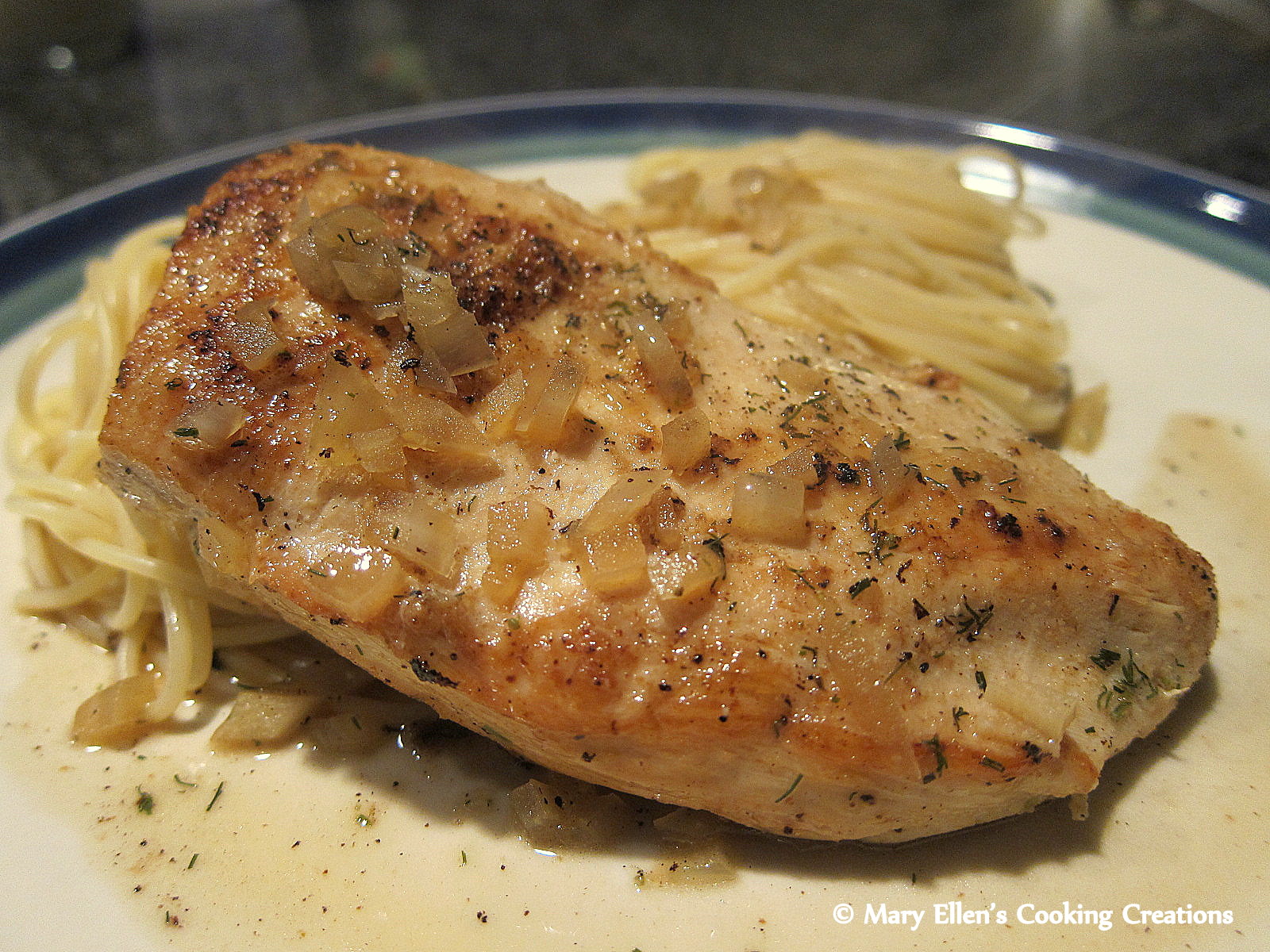 Mary Ellen's Cooking Creations Chicken in a LemonDill Broth