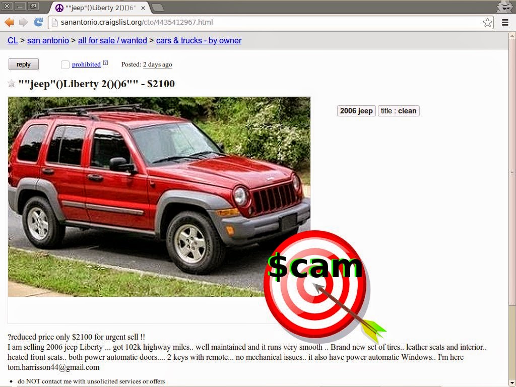 Vehicle Scams Google Wallet Ebay Motors Amazon Payments